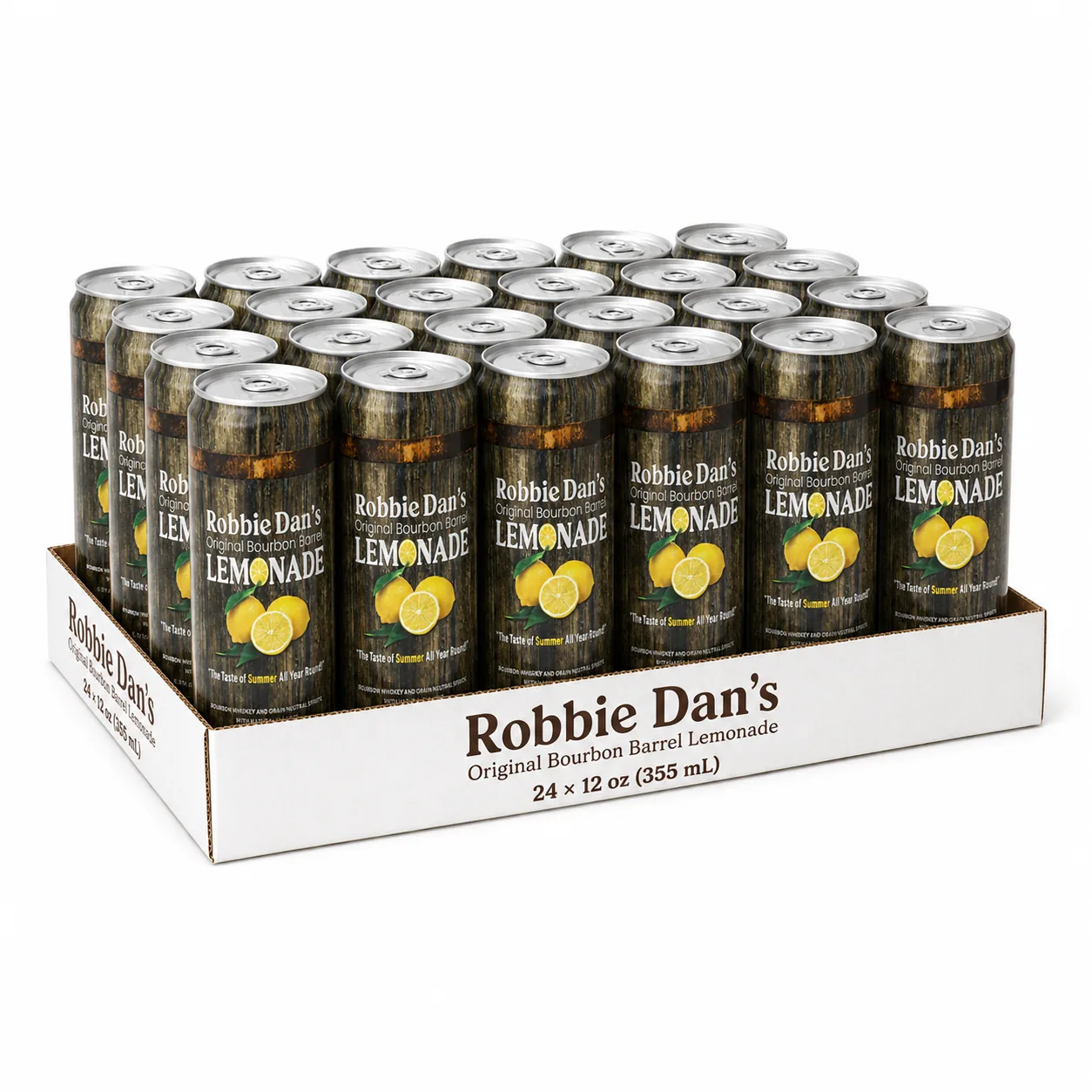 A 24-can case of Robbie Dan’s.